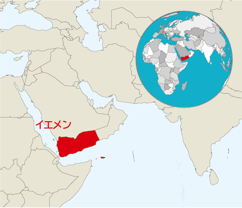 コラム用イエメン地図